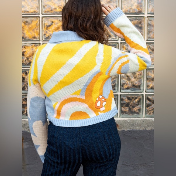 House of Sunny Big Bloom Cardigan Sweater - Picture 7 of 16